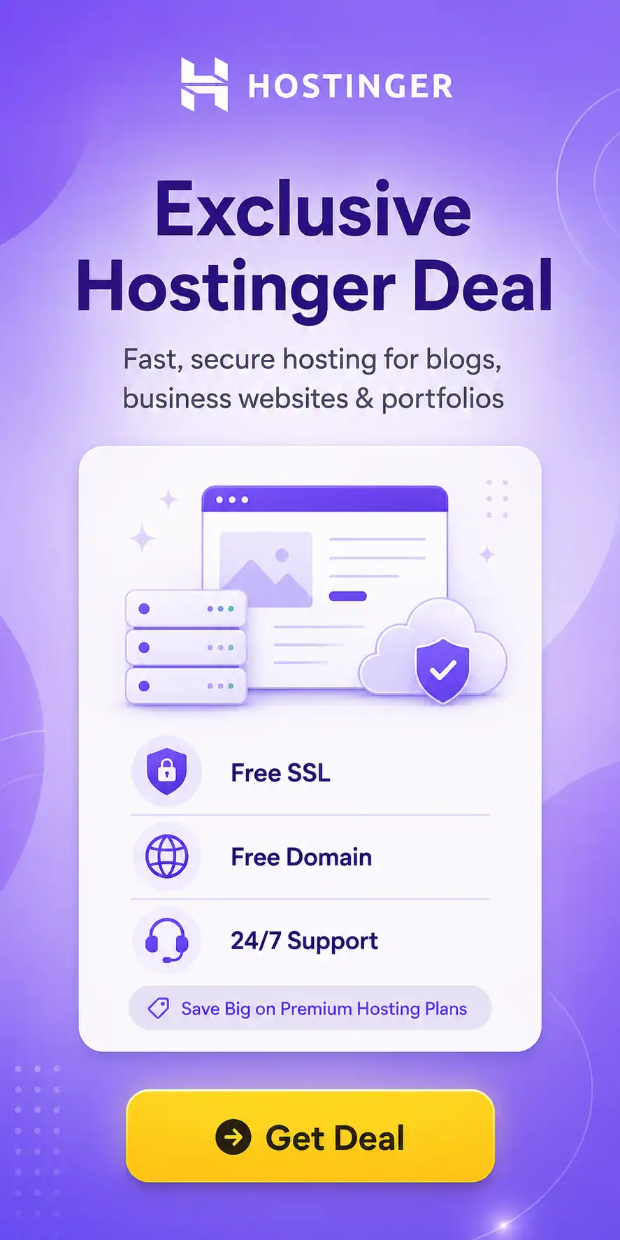 Exclusive Hostinger Deal