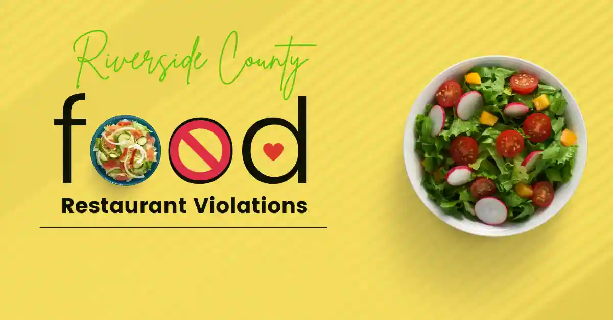 Riverside County Food Restaurant Violations