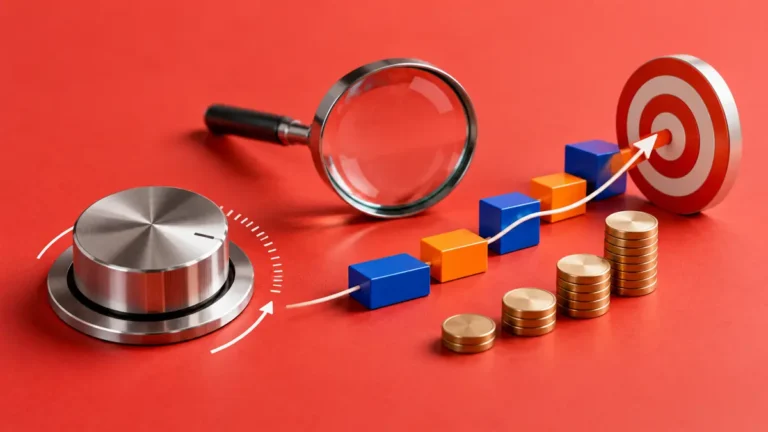 field only PPC campaign optimization controls guiding ad spend toward a performance target